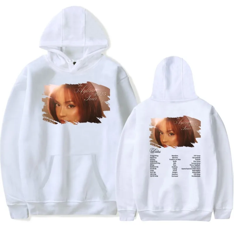 Ayliva 2025 Tour Hoodies Merch Print For Women/Men Unisex Winter Casual Long Sleeve Sweatshirts Hooded Streetwear clothing