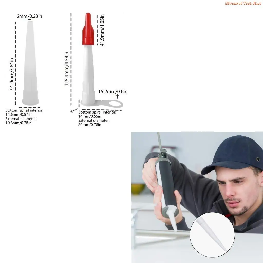 10pcs wielonośliskowe Podsumowanie Dysza do kleju Instalacja podłogi uszczelniającej W91B