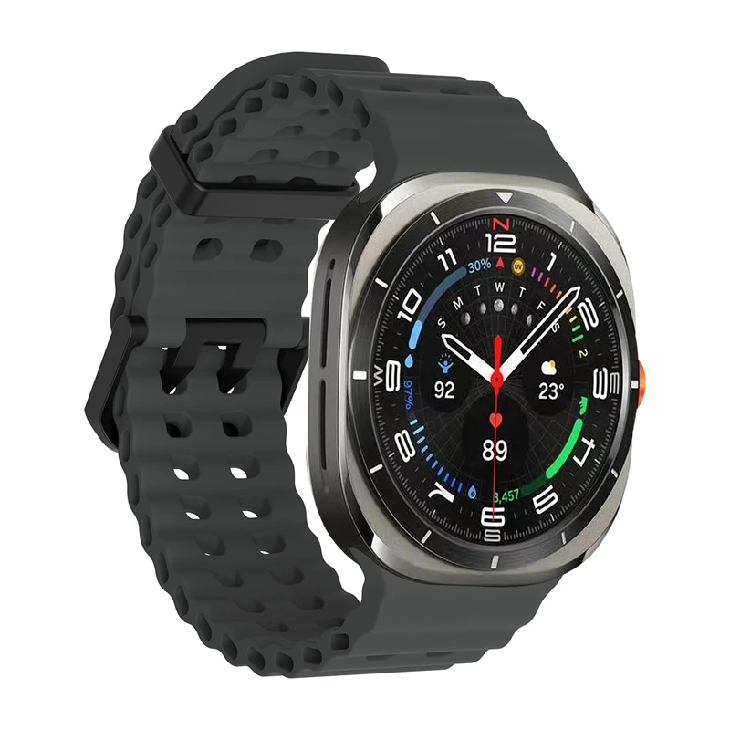 1:1 Marine Band für Samsung Galaxy Watch Ultra2 2026 Ultra 2025 2024 Armband Sport Silikon-Armband für Samsung Galaxy Ultra 47mm – Detail 17