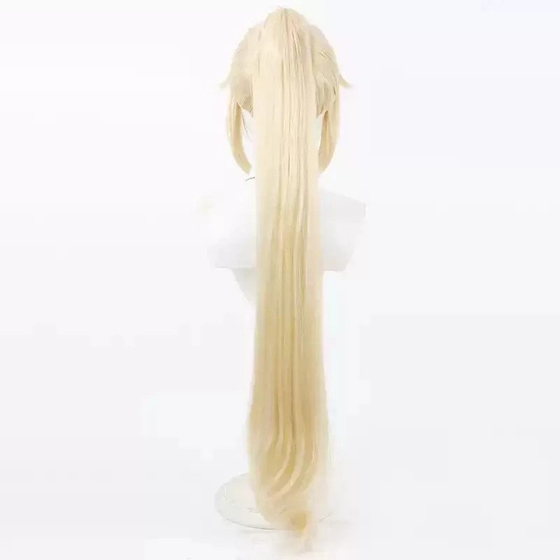 

CyNikke: Goddess of Victory Guillotine Cosplay Wig 90cm Long Blonde Ponytail Heat Resistant Synthetic Hair Halloween Carnival