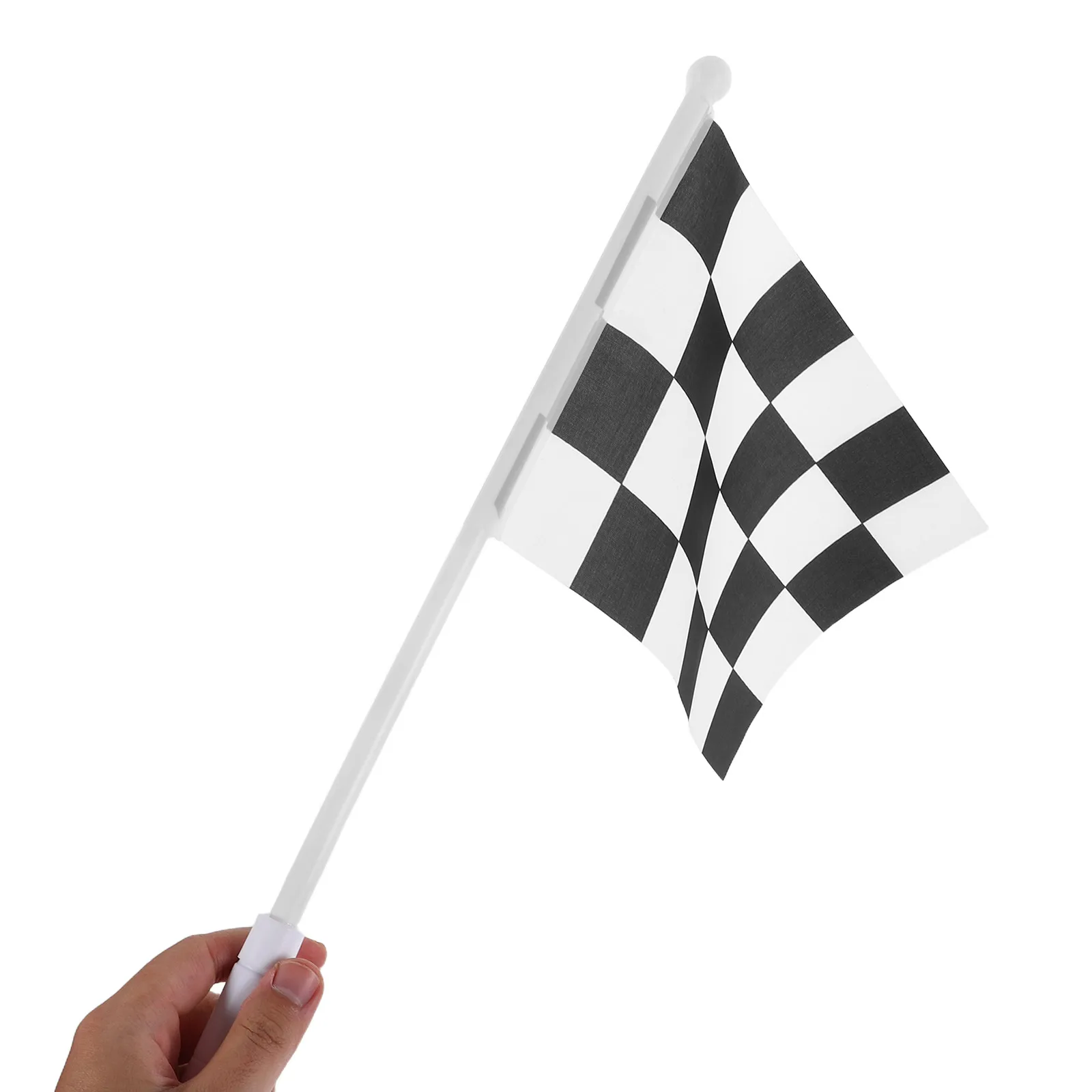 

Glowing Shaking Flag Checkered Car Party Supplies Favors Driver Plastic Birthday Racing Mini