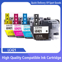 LC421 LC 421 Compatible Ink Cartridge For Brother DCP-J1050DW MFC-J1010DW DCP-J1140DW printer Standard capacity