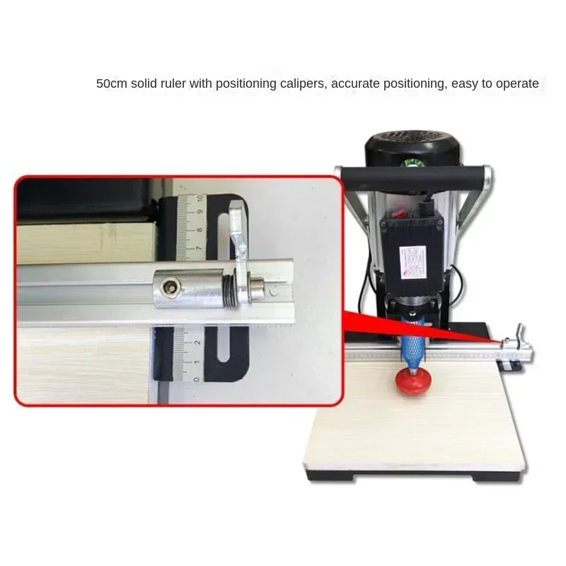 1100W Woodworking hinge drill portable cutting machine three-in-one CNC multi-function semi-automatic drilling machine lathe DIY