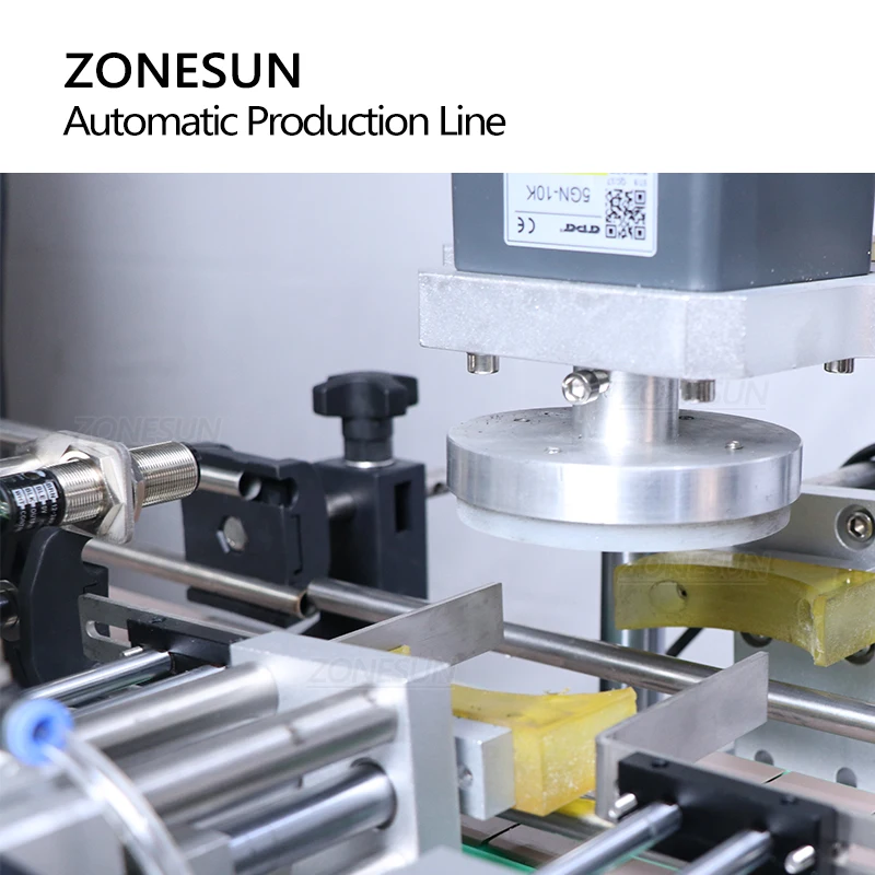 Zonesun linha de produção automática pasta enchimento líquido tampando mel creme óleo shampoo vidro garrafa redonda embalagem rotulagem