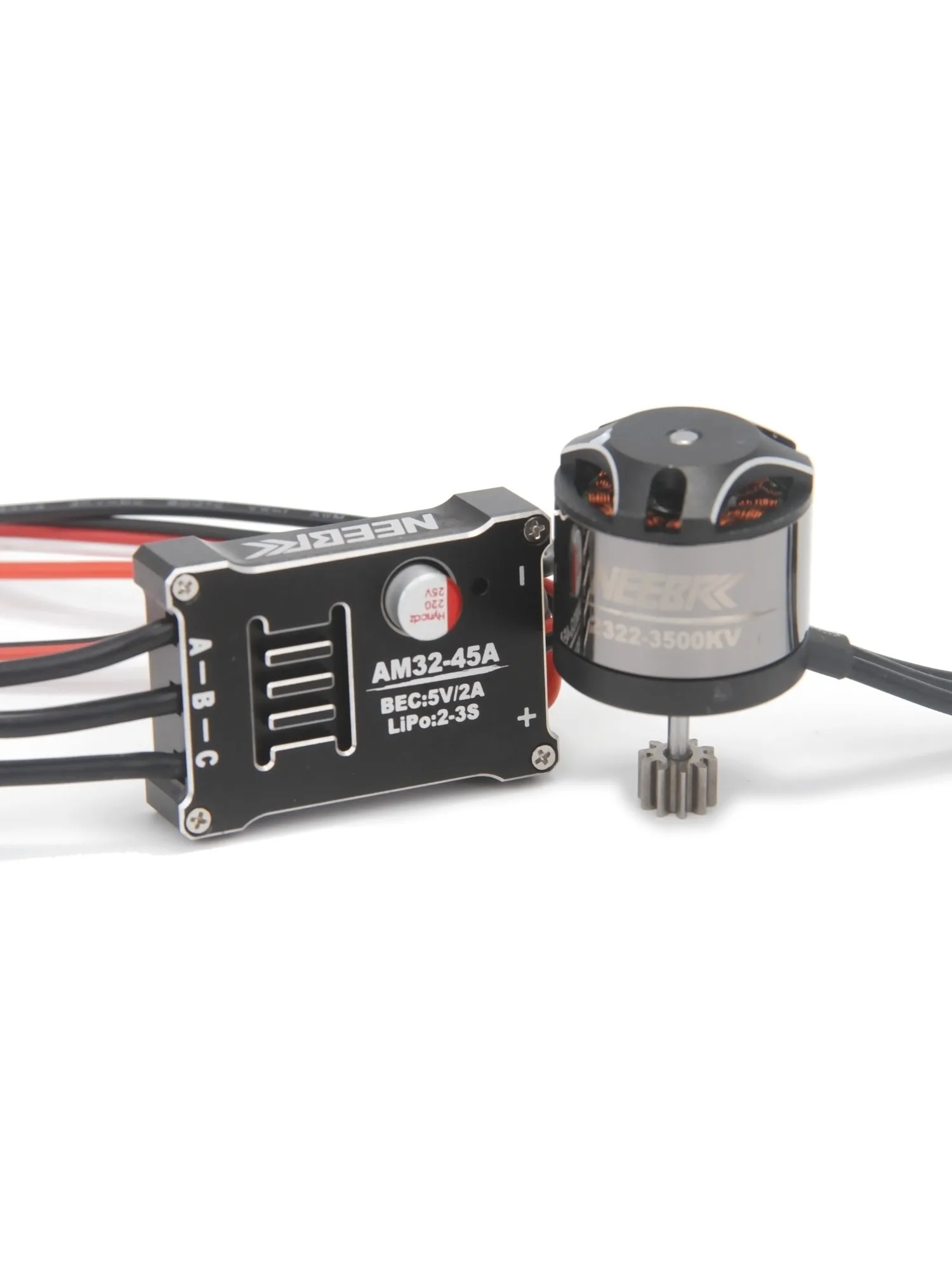 1/12 RC MN Auto MN82 MN99 MN168 MN78 Upgrade Kit 2322 2600KV 3500KV Borstelloze Motor AM32 45A ESC SM3.0/T Plug Model DIY Onderdelen - afbeelding 2