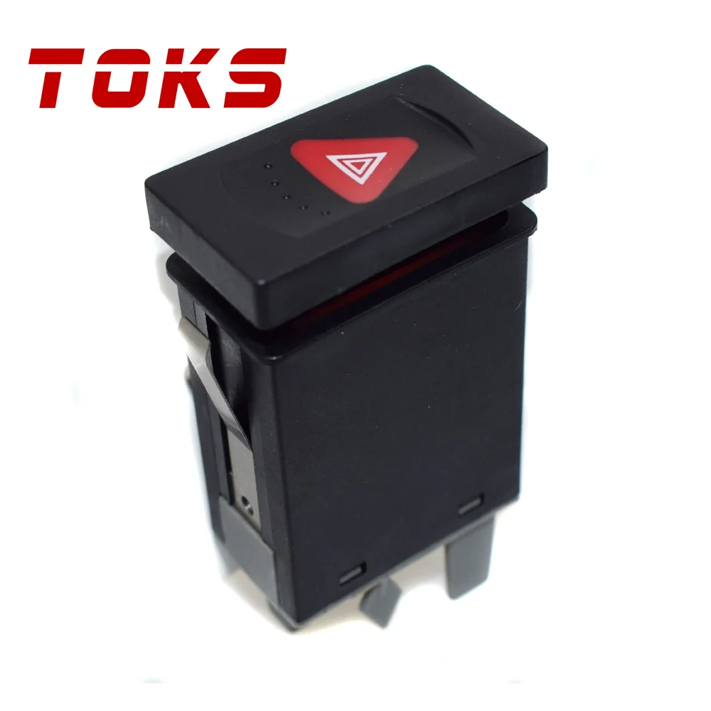 TOKS 3B0953235D Warning Emergency Hazard Light Switch Button 3B0953235B FIT For VW Passat 3B2 3B3 3B5 3B6 1996-2005 Auto Parts