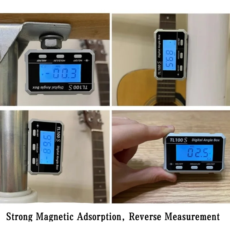 Horizontale Hoek Meter Gradenboog Pitch Gauge Laser Digitale Hoek Box Hoge Precisie Elektronische Inclinometer Model Vliegtuig Tool