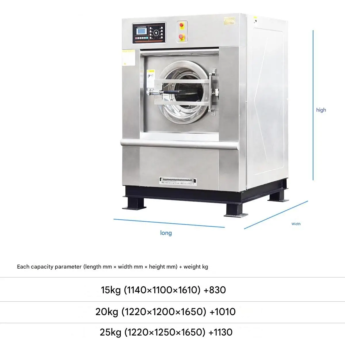 100KG Heavy Duty Industrial Washer Extractor for Commercial Laundry Hotel Fire Fighting Suit Cleaning Heavy Duty Washing Machine