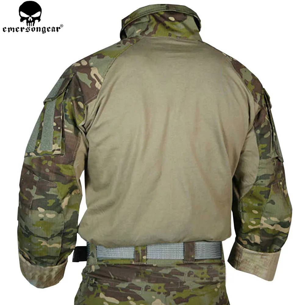 Imagem -04 - Emersongear-camisa de Combate para Caça Tática Camuflagem Terno Tático Airsoft Multi-camo Modelo Em9280