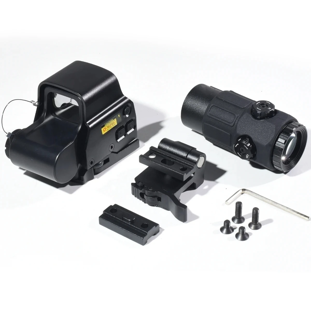 EOT**H 558 Holographic Red Dot Sight G43/G45 Magnifier Tactical Reflex Airsoft Scope Hunting Collimator W/20mm Rail Mount view 6