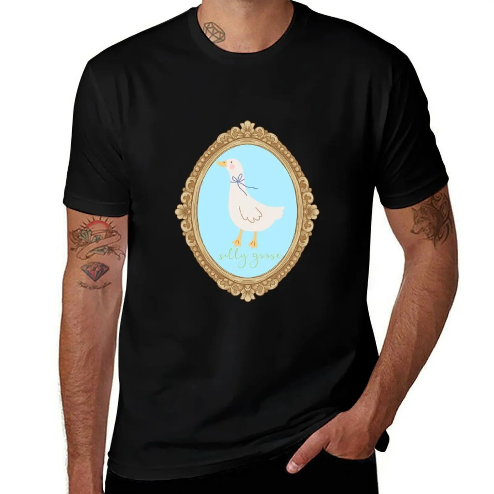 

Silly Goose T-Shirt blanks football t shirt man t shirt men clothes