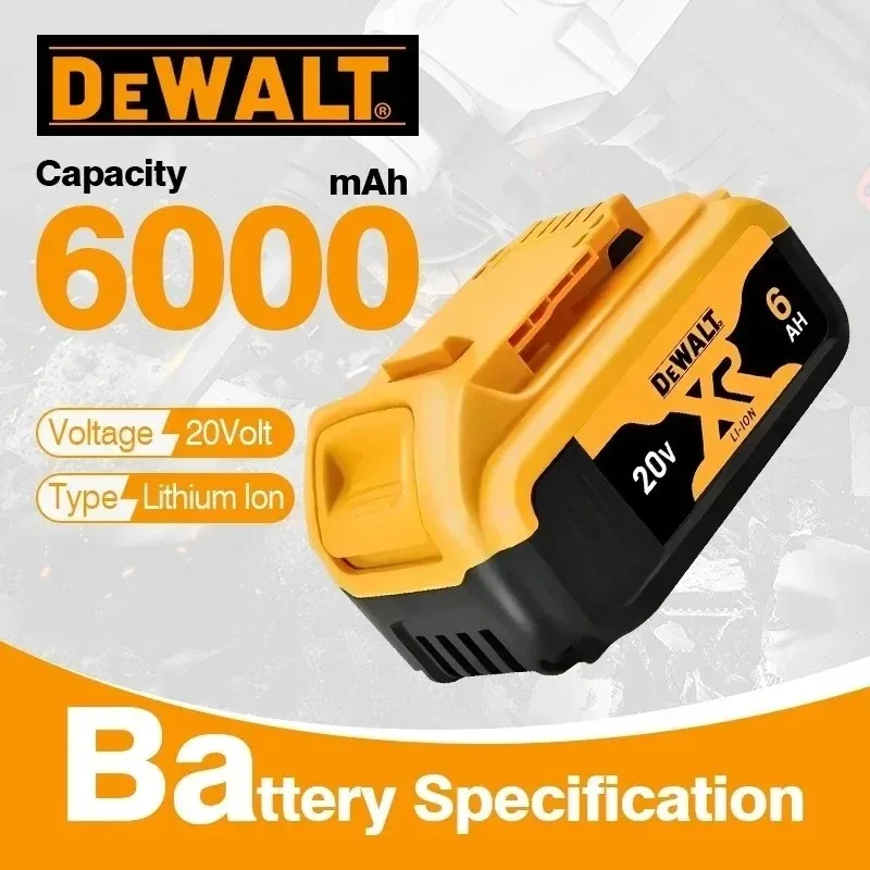 

Genuine DeWALT Original Battery 20V/60V 2Ah 5Ah 6Ah 9Ah MAX FlexVolt Li-Ion Battery for DeWALT Power Tool with Charger