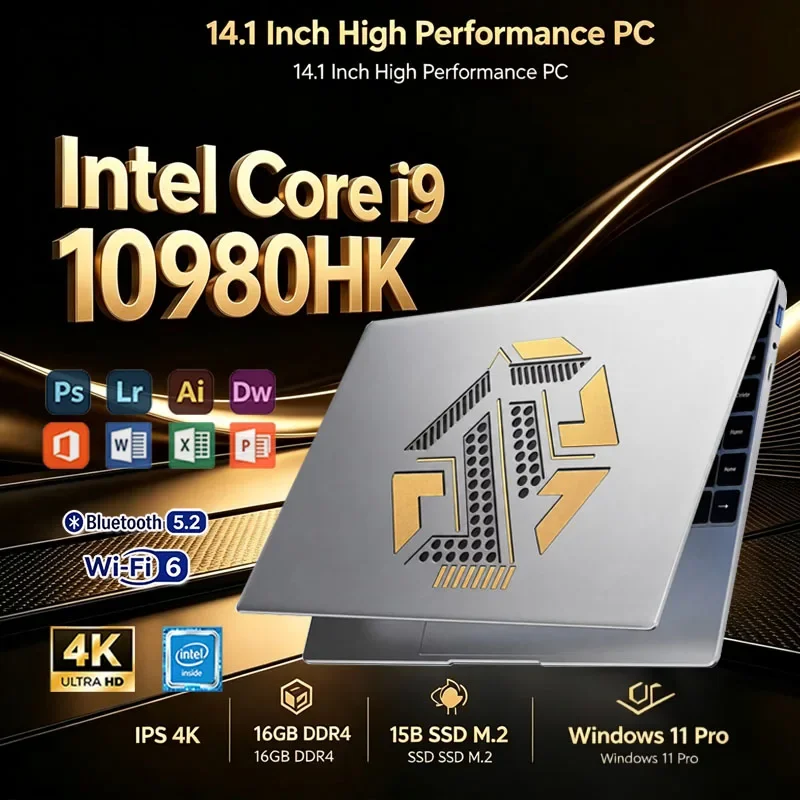 15.6 Windows 11 Laptops Intel Core N150 16GB RAM 1TB SSD Gaming Laptop Backlit Keyboard PC Fingerprint UnIock Computer