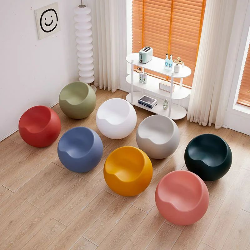 

Comfortable Apple Plastic Stool Round Stools Reading Low Stool Change Shoes Small Bench Back Chairs Vanity Chair Furniture Ins