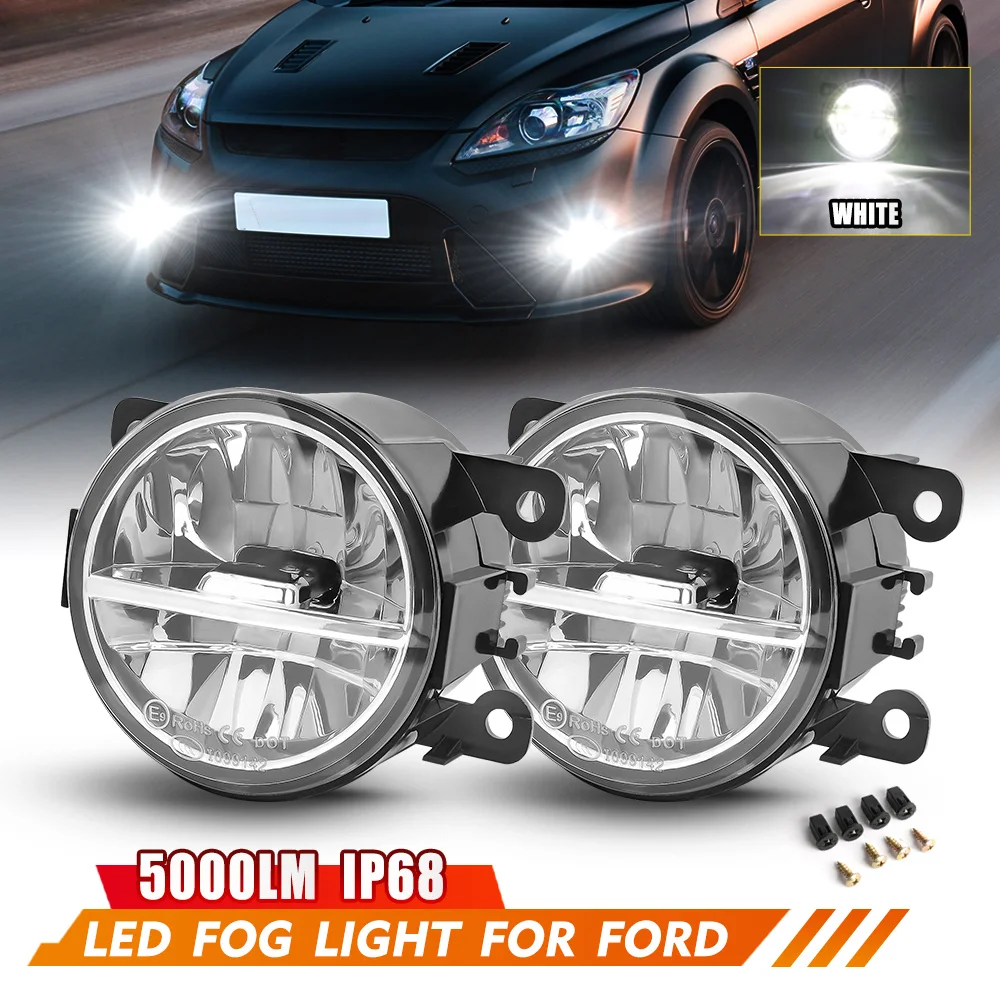 

LED Headlight Auxiliary Drive Lighting Fog Light For Ford Explorer 2011 2012 2013 2014 2015 Car Accessories