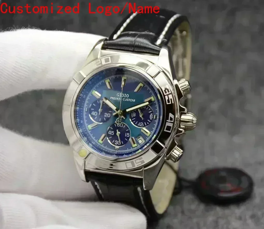 Роскошные кварцевые наручные часы с хронографом