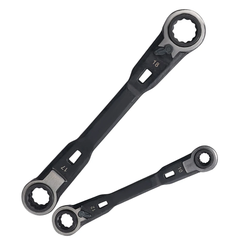 

Double-ended Wrench Multi-functional Wrench Metal Material 4 In 1 Ratcheting Tool