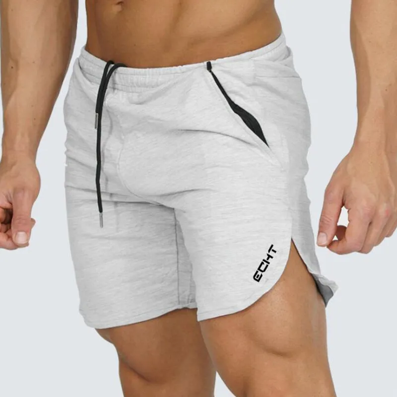 Pantaloncini da palestra in cotone da uomo Running Jogging Sport Gym Fitness Bodybuilding Bermuda pantaloni corti da allenamento estivi da uomo