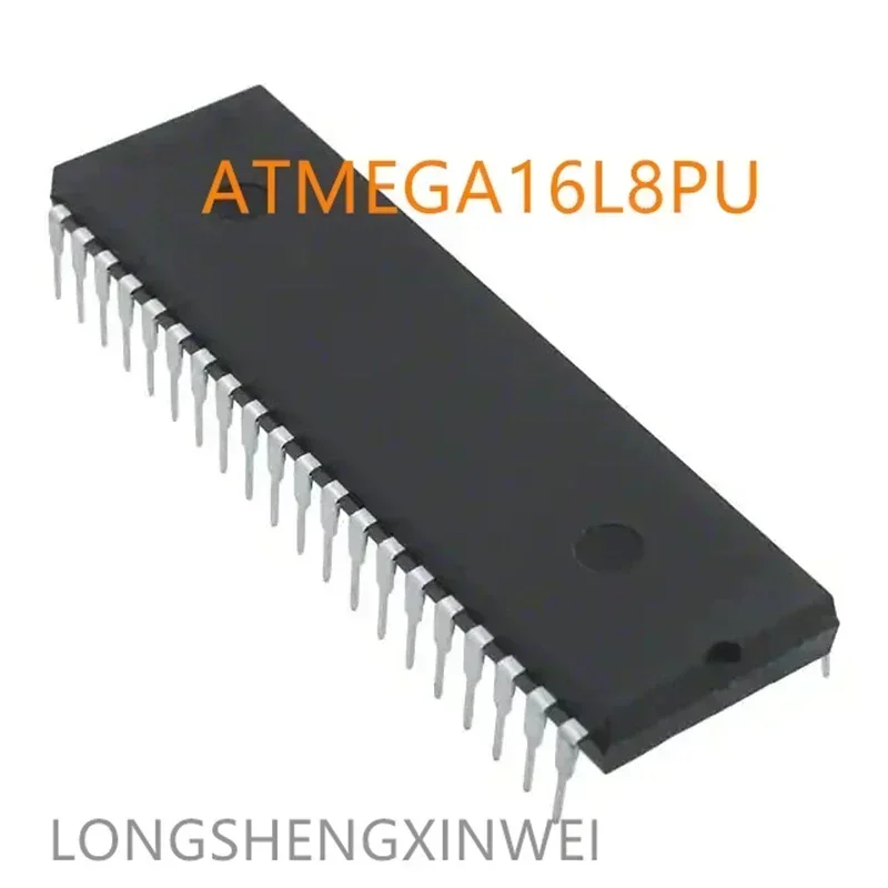 1PCS ATMEGA16L-8PU MEGA16L-8PU 8-bit MCU Flash Direct Insert DIP40 New Original Spot