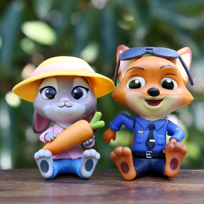 Collectible 6-Piece Articulated Dolls, Disney Zootopia, Full Character Kids' Desktop Ornament DealKids' Disney Kids Toy Special