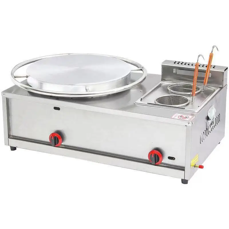 

Commercial Kitchen Kitchen Machines Gas Cast Iron Frying Pan