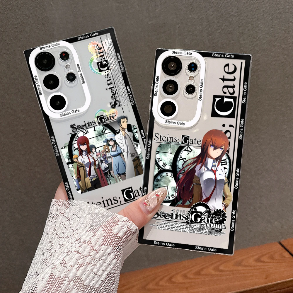 Steins Gate Game Phone Case For Xiaomi Redmi Note 13 12 12C 11 10 10C 10s 9 9s 9A 9T 9C 8 7 Pro Max 4G 5G Transparent Cover