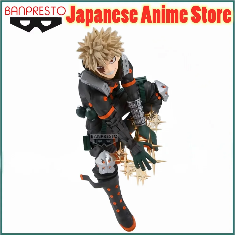 

Оригинальный BANDAI Maximatic My Hero Academy 17 см Katsuki Bakugo аниме фигурки фигурка ПВХ модель игрушки фигурка