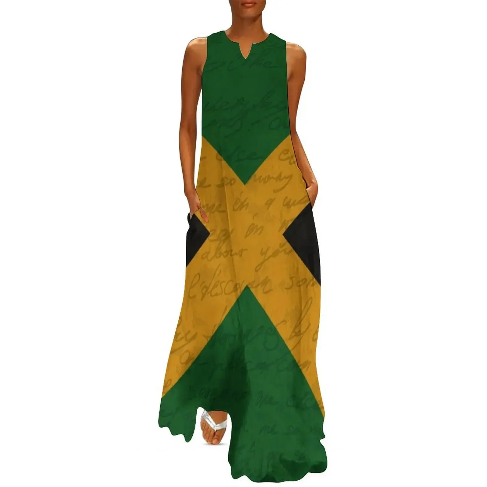 

Vintage flag - Jamaica Long Dress dresses for woman dresses for official occasions Long dresses Dress