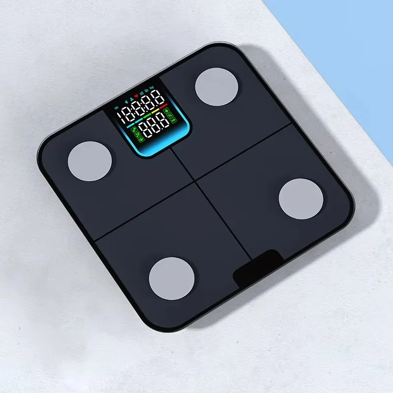 

180 кг, персональные весы с большим светодиодным экраном, бытовые электронные цифровые весы для тела, ванная комната, Bluetooth, умные весы для жира, API