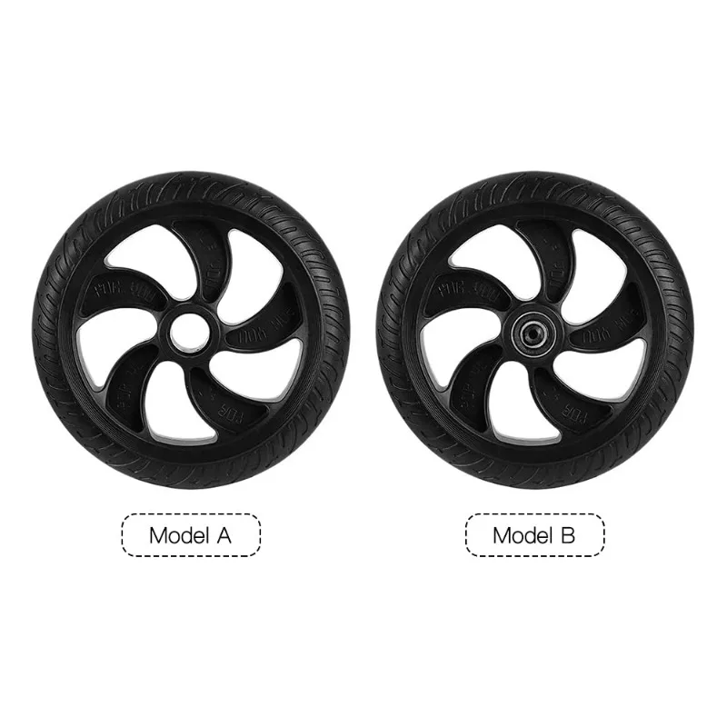 Roda Ban Padat 8 Inci Roda Belakang Asli untuk Suku Cadang Skuter Listrik Lipat KUGOO S1 S2 S3