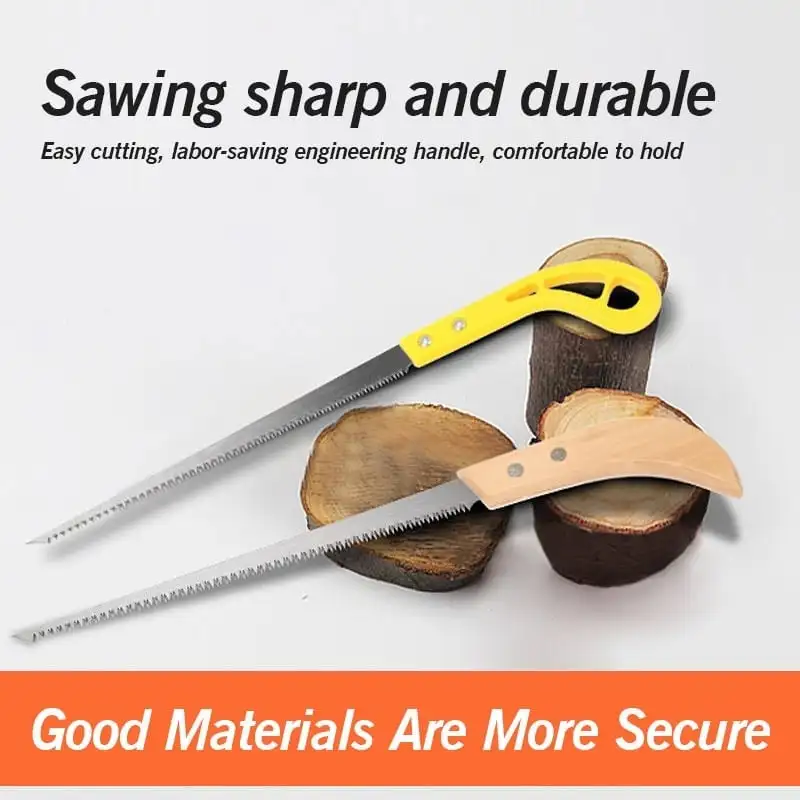 Outdoor Portable Hand Saw Ice Cutting Saw Mini Ice Cube Cutting Tool With Wooden Handle Household Garden Multi-Function Saw