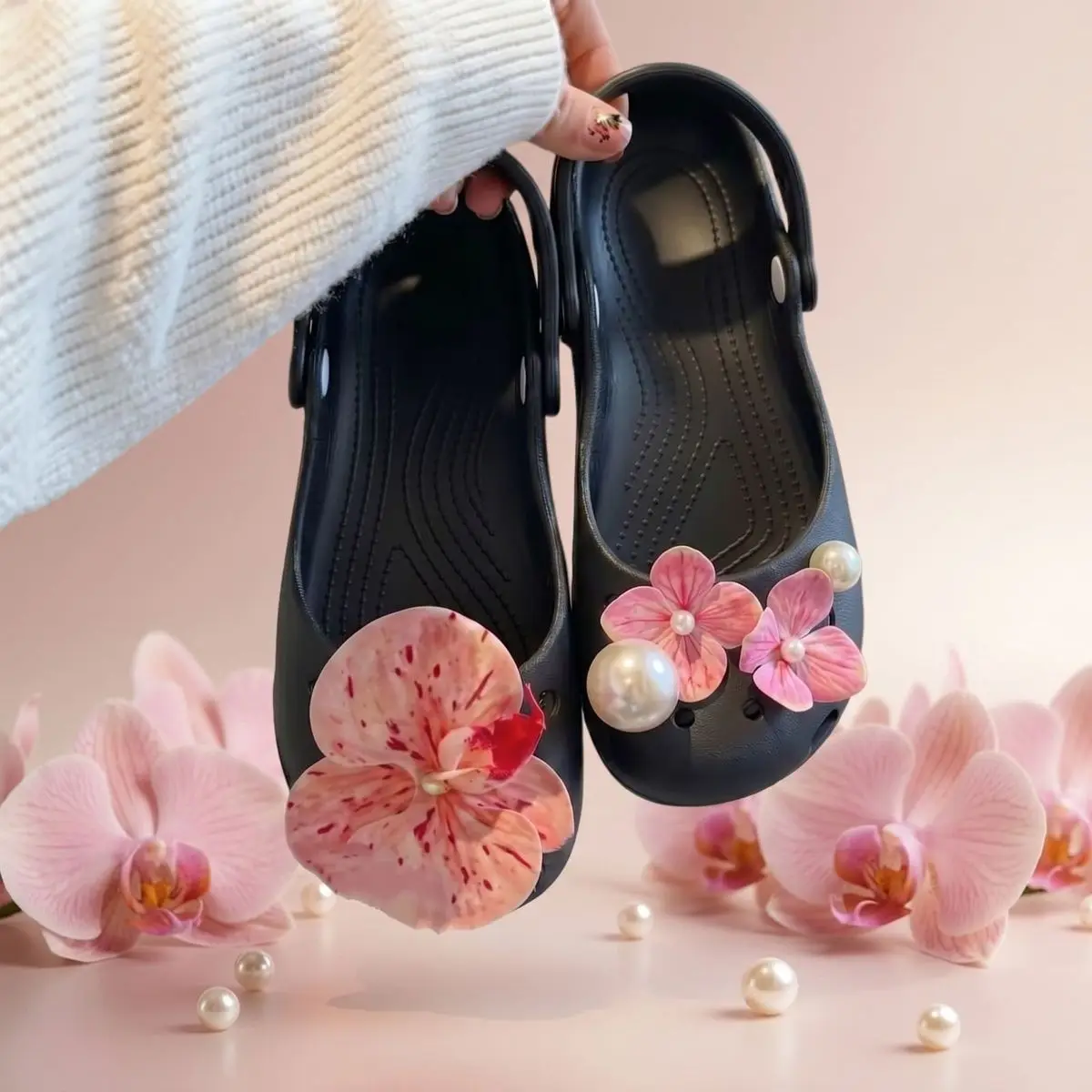 2026 Sommer Neue Damen Niedliche Ballett-Lochschuhe Retro EVA Outdoor Mary Jane Schuhe Rutschfeste Outdoor-Strandsandalen – Detail 5