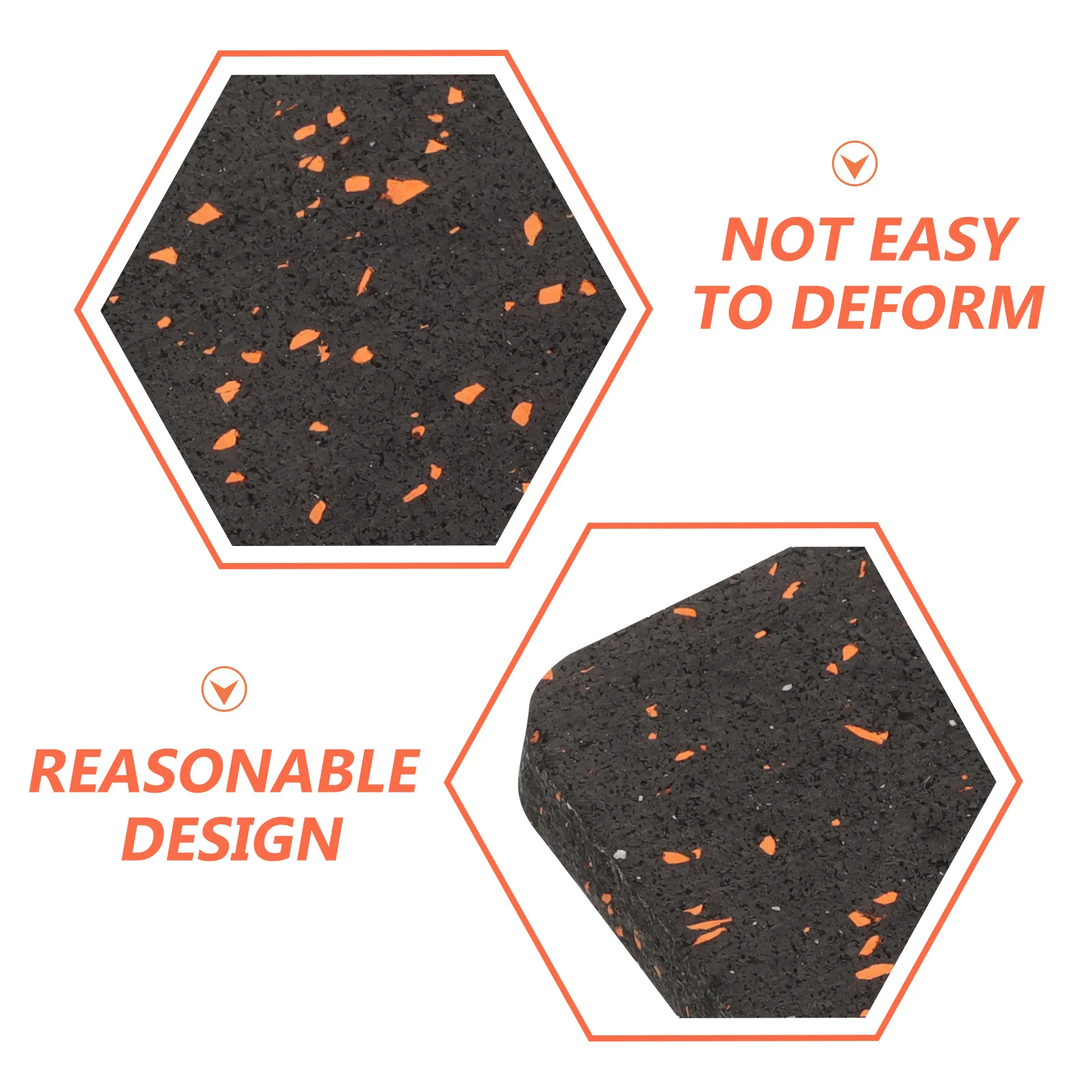 

6pcs Treadmill Shock Absorbing Mat Rubber Exercise Mats For Carpet Floor Protection Gym Equipment Pad Workout Surface