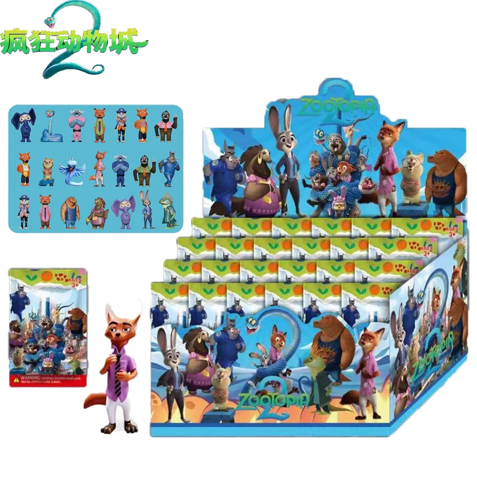 ゾートピア ブラインドボックス ドール ファン向けおもちゃ 子供向けギフト 動物 ブラインドボックス アニメ フィギュア オーナメント ウサギ ジュディ フォックス シリーズ ペンダント ギフト