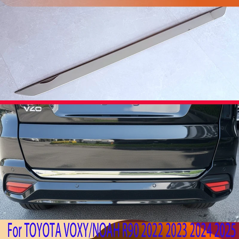 For TOYOTA VOXY/NOAH R90 2022 2023 Stainless Steel Tail Gate Door