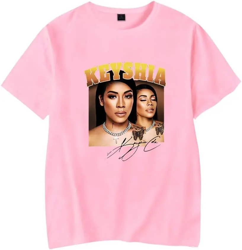 

Keyshia Cole Gold Baseball T-Shirt Merch Print Crewneck Unisex Trend Casual Short Sleeve Top