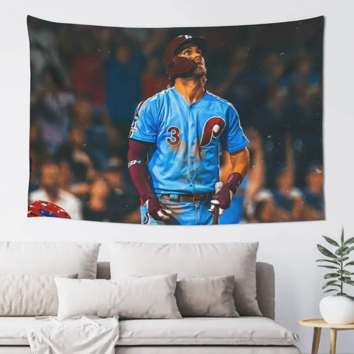 Bryce Harper Tapestry Nordic Home Decor Home Decorations Aesthetic Tapestry