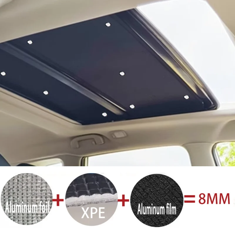 Auto Sunroof Sunshade For Renault Espace V 2015~2023 2020 MK5 Car Panoramic Roof Heat Shield Window Sunshade Anti-UV Accessories
