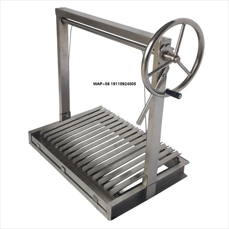 

Built-in Gaucho Asado Stainless Steel Parrilla Brasero Argentinian Outdoor Santa Maria Gill Fire Place Argentine Grill