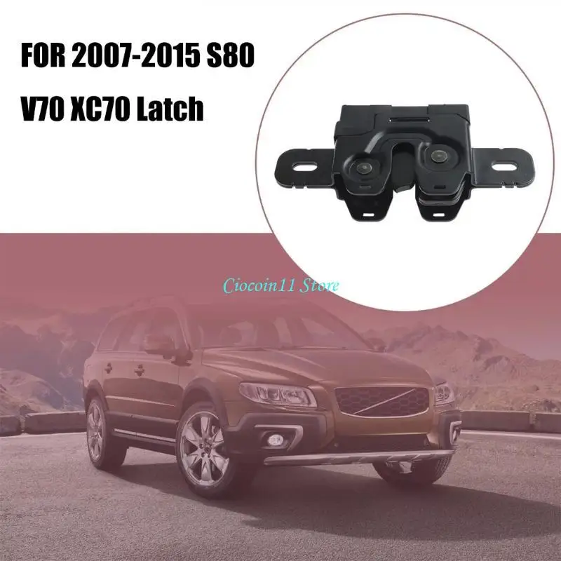 Y1UB Car Engine Cover Hood Lock Latchs Bonnet Latchs Safe Lock Enhancing Vehicle Security for S80 V70 XC70 2007-2015 31298609