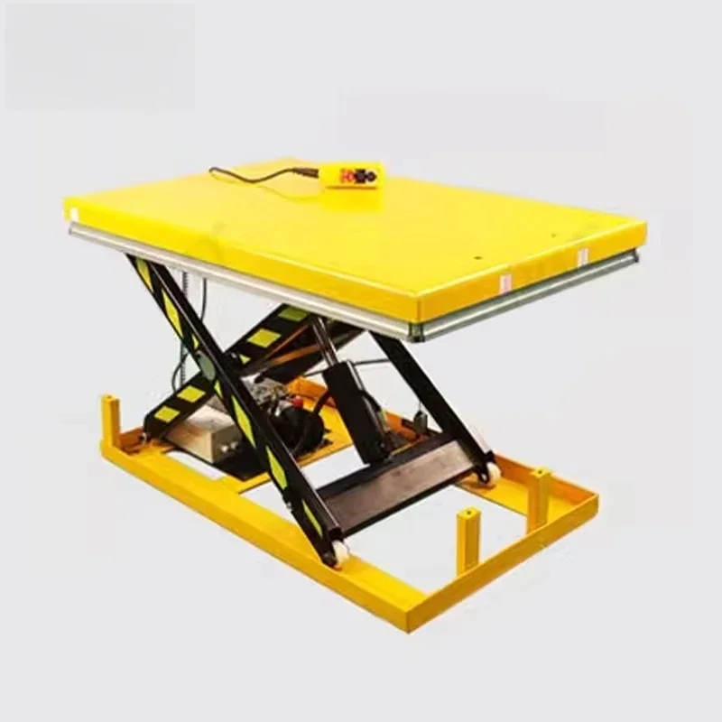 Mesa elevadora de paletas de tijera con plataforma fija/mesa elevadora de tijeras de 3 toneladas