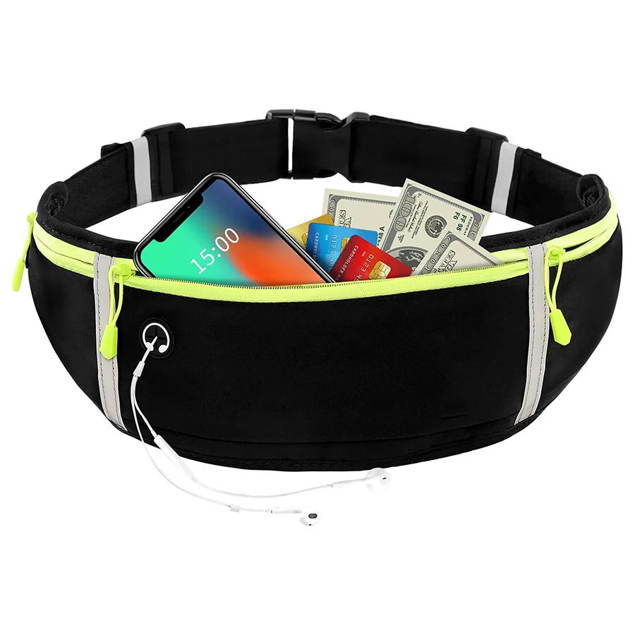 Outdoor Sports Waist Bag, Running and Fitness Mobile Phone Bag, Waterproof Small Hanging Bag, Men's and Women's Zero Wallet