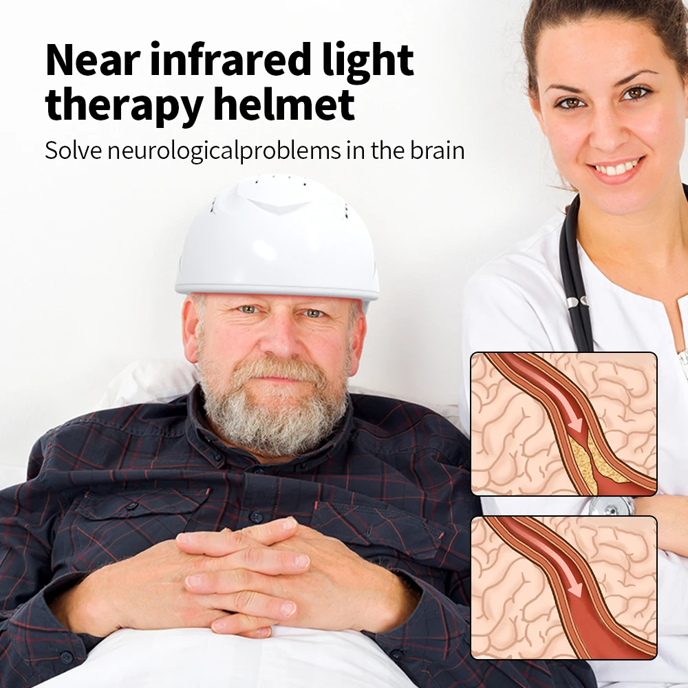 Suyzeko Gehirn gesundheits stimulator Parkinson Demenz Heilung 810nm Lichttherapie gerät Infrarot