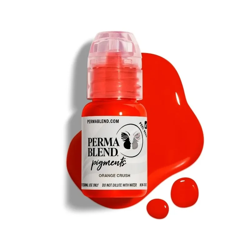 Perma Blend Pigmenten Inkt Tattoo Benodigdheden Roze Rood Oranje Lip Beauty Art Professionele Kleur 15ml Royal Vegan Mengen 1/2Oz PMU