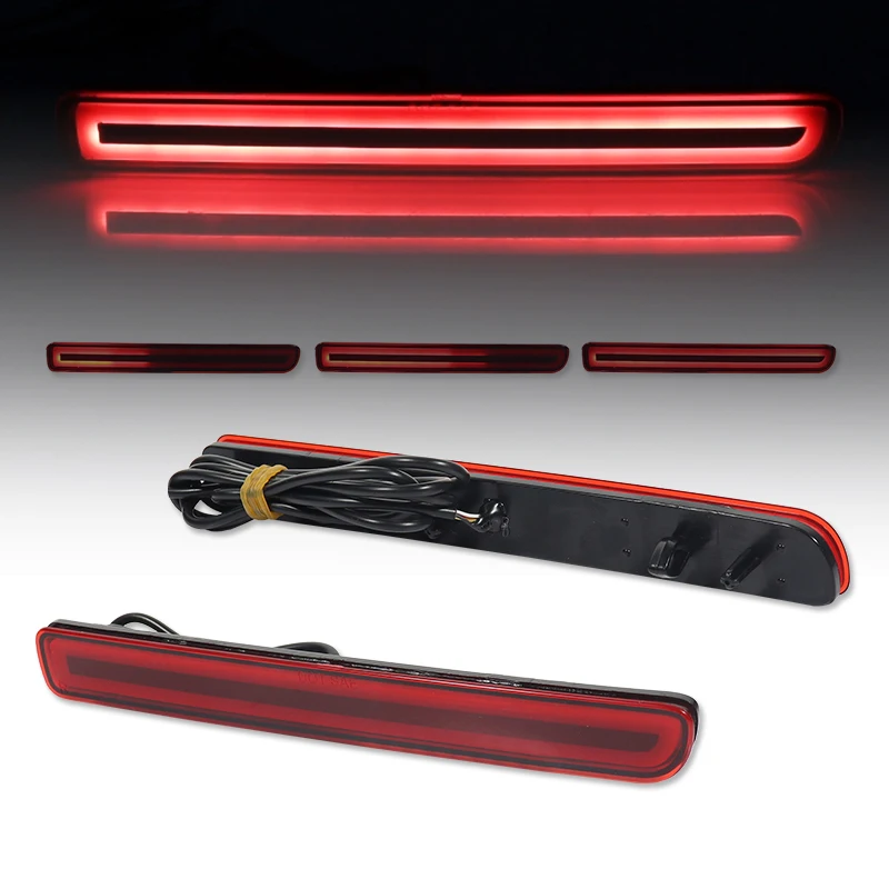 Para land rover discovery 3 lr3 4 lr4 range rover esporte amortecedor traseiro refletor luz de freio traseiro luz da cauda sinal de volta 05-09
