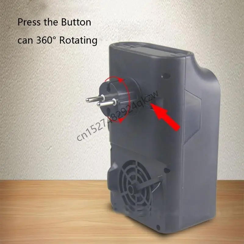 R9CD Space Heater Портативный пламенный обогреватель Вентилятор для офиса, дома и всей комнаты, черный