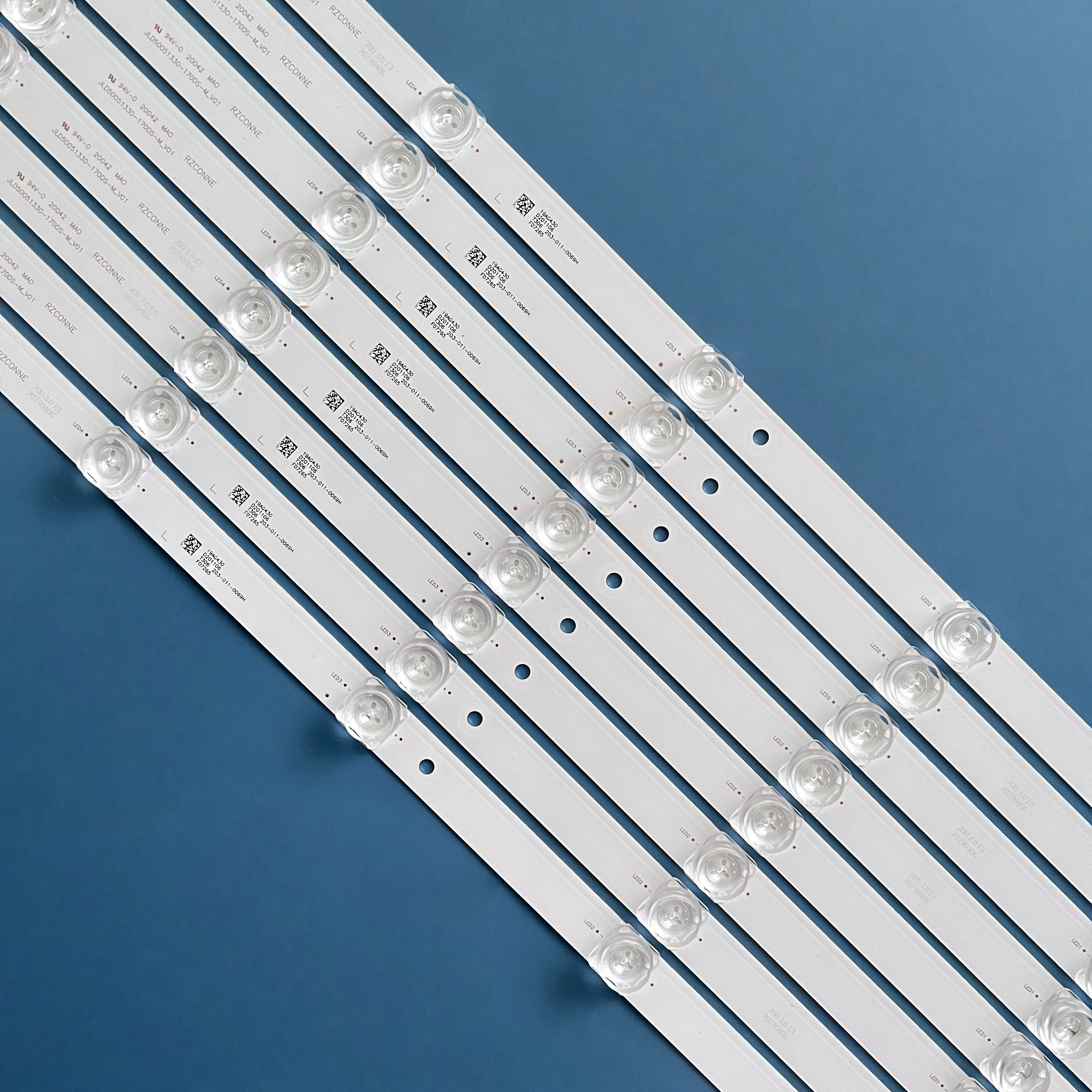 LED Backlight Strip 5Lamp JL.D50051330-170BS-M JL.D50051330-170DS-M_V01 170AS K50DLM8FS K50DL8FS For Polaroid 50TR7U Makena 50s7