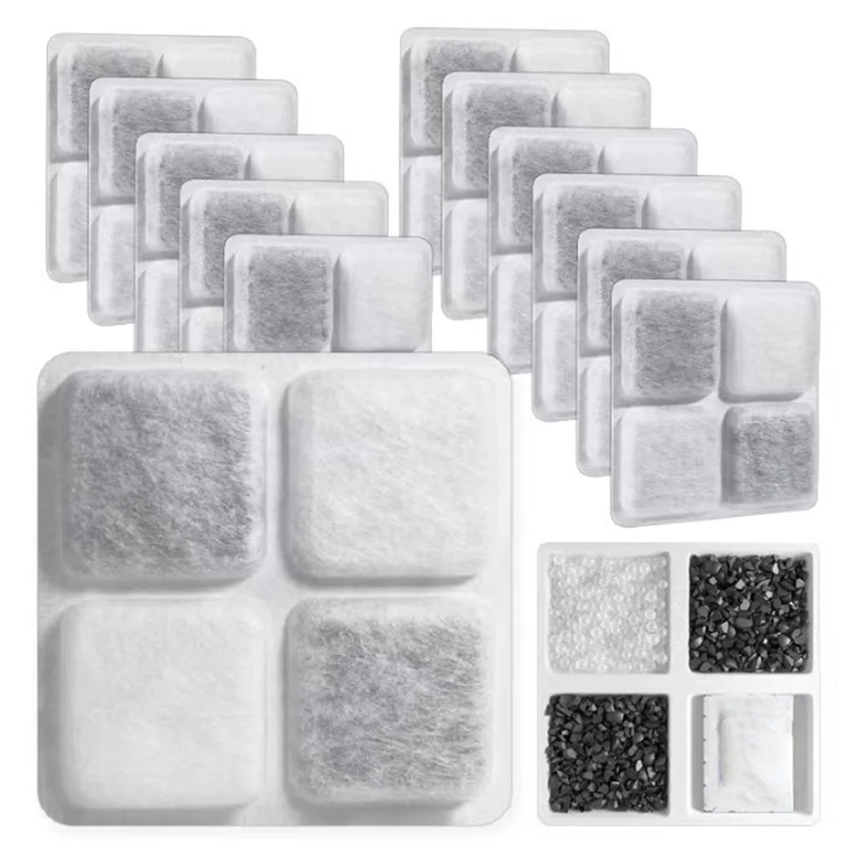 YCHL 12PCS Pet Food Desiccant Bag for Petlibro Automatic Cat Dog Feeders Keep Pet Food Dry and Fresh