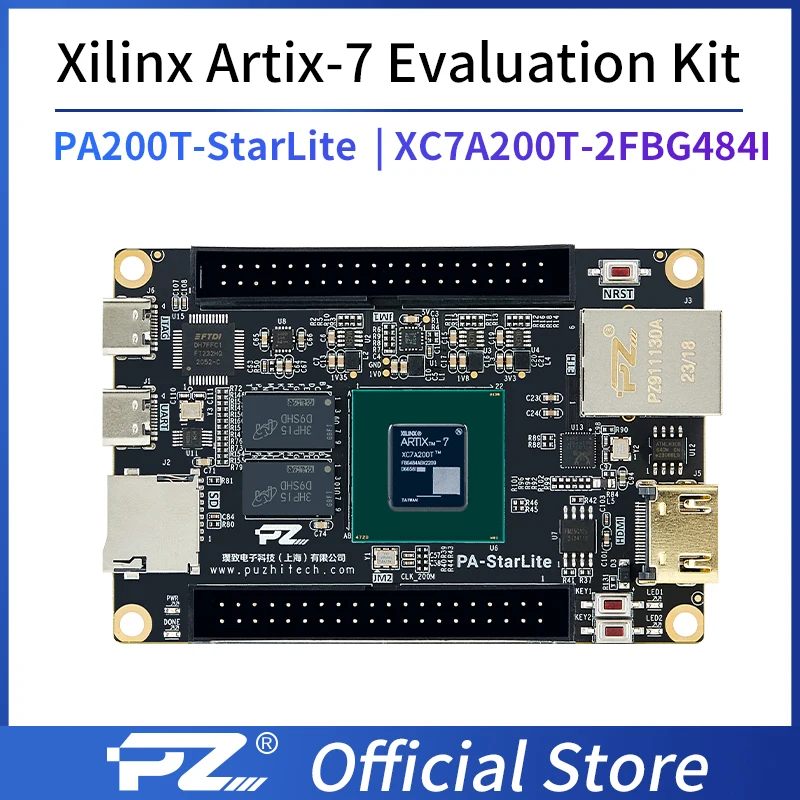 

PuZhi PZ-A7200T Starlite Evaluation Kit Xilinx Artix-7 XC7A200T FPGA Development Board Core Borad MIPI Industrial Grade