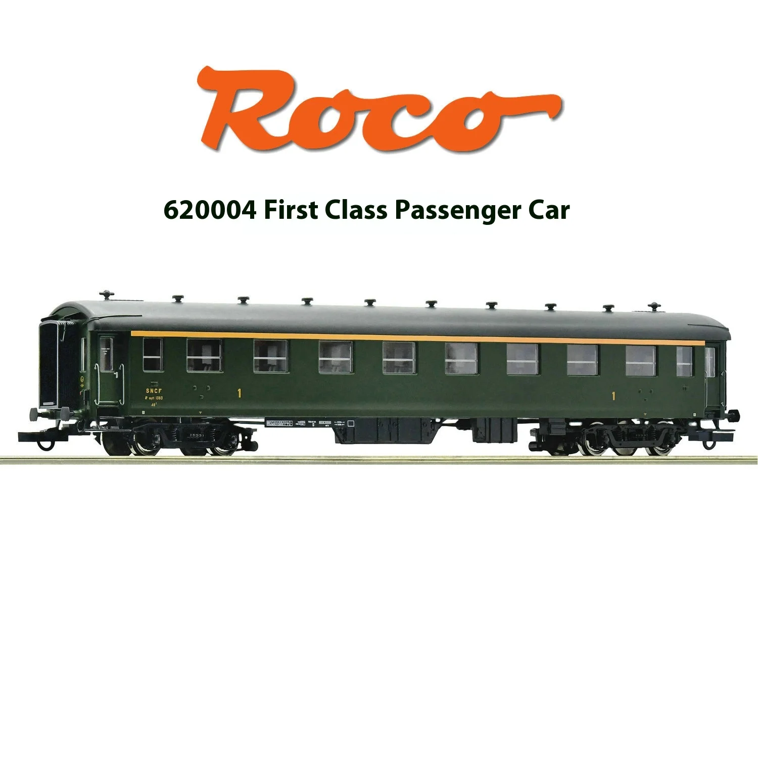 ROCO Train Model HO Type 1/87 6200004-678 SNCF French Four-generation Passenger Carriage Single Section Train Model Toy